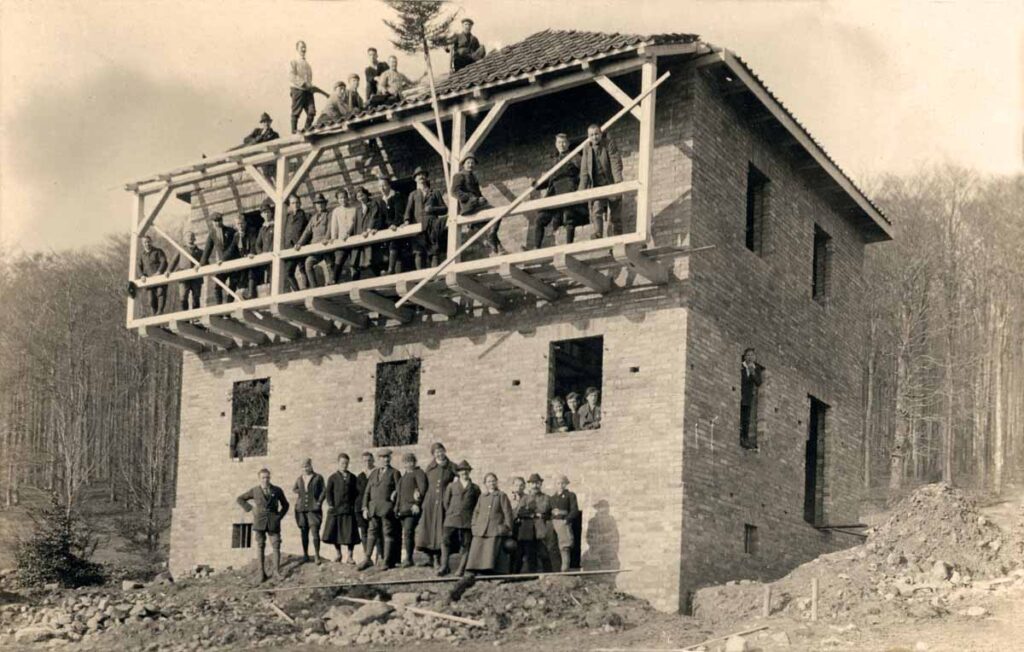 Richtfest Steinberghaus 1923