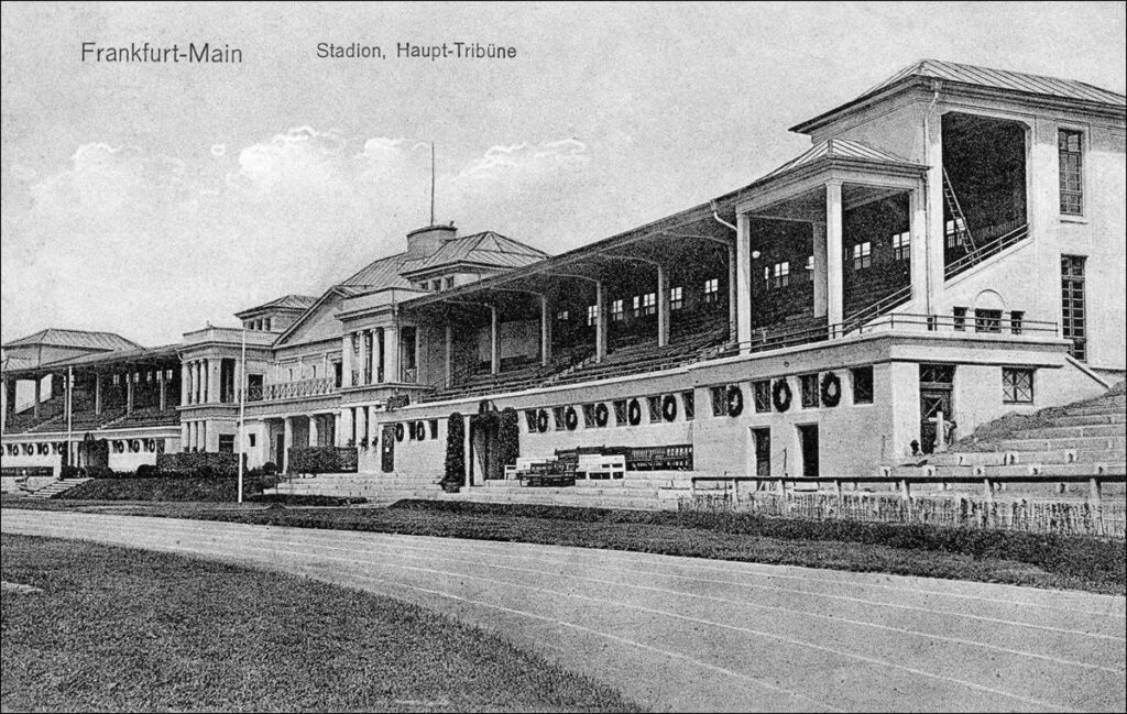 Arbeitersport das für die Arbeiterolympiade neu erbaute Waldstadion 1925 (AK Bestand Dietz) (Copy)