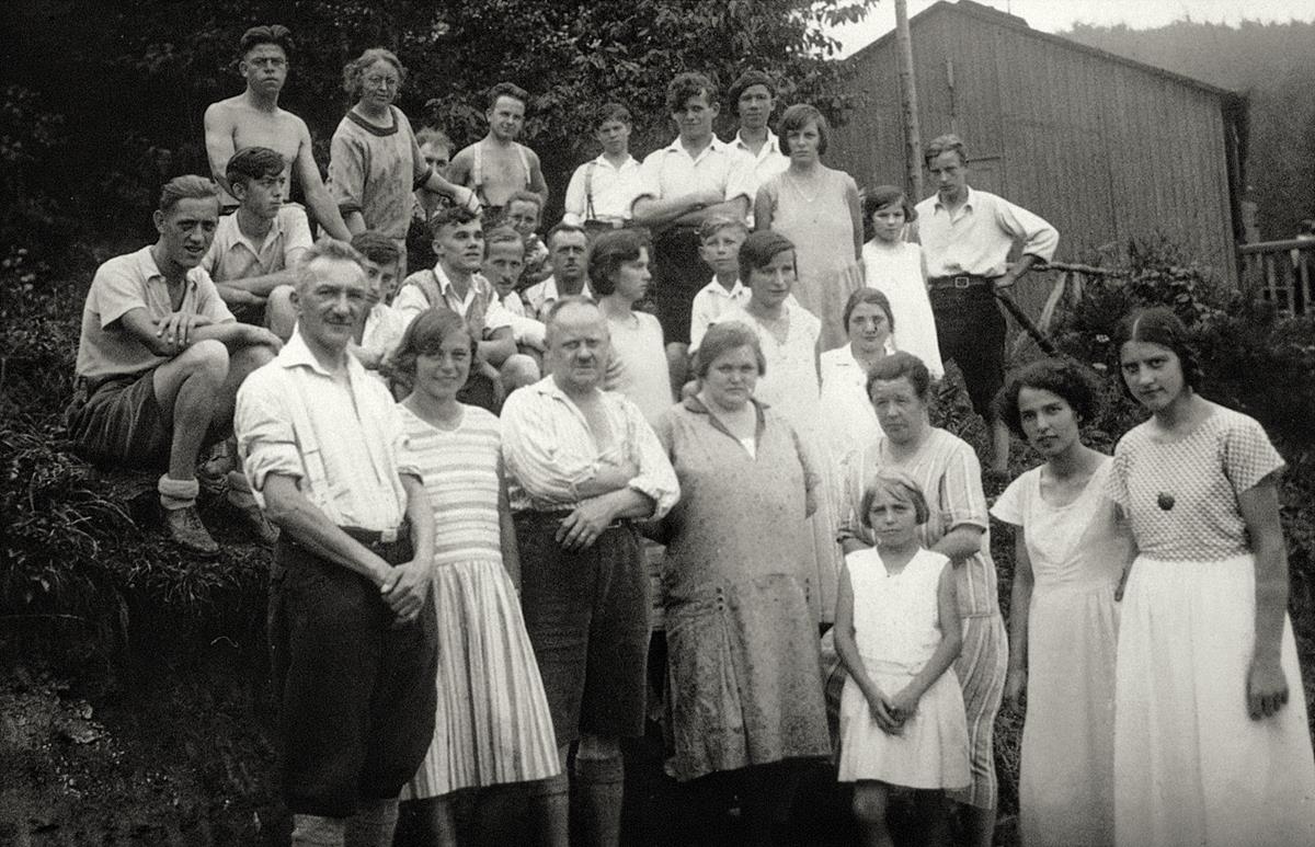 NF Egelsbach Kirchweihtour nach dem Borstein mit NF Eberstadt 14 08 1932 (2) (Copy)