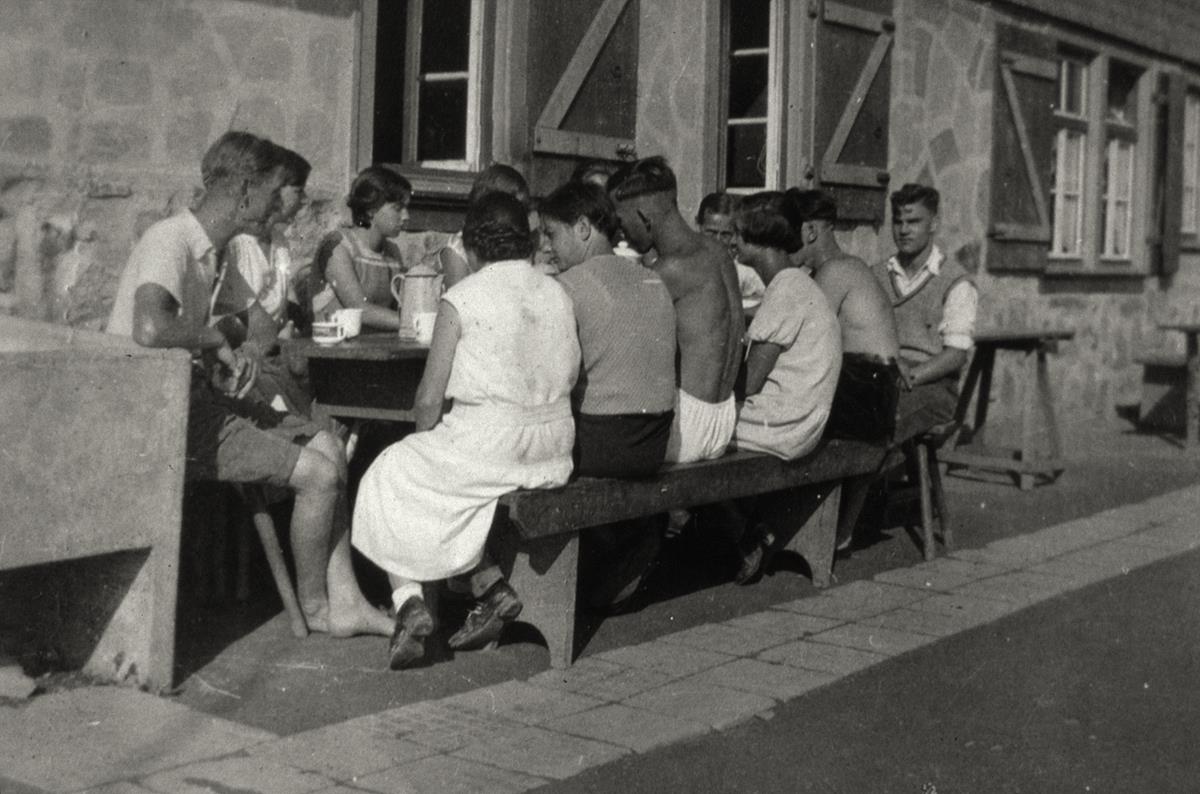 NF Egelsbach Kirchweihtour nach dem Borstein mit NF Eberstadt 14 08 1932 (3) (Copy)