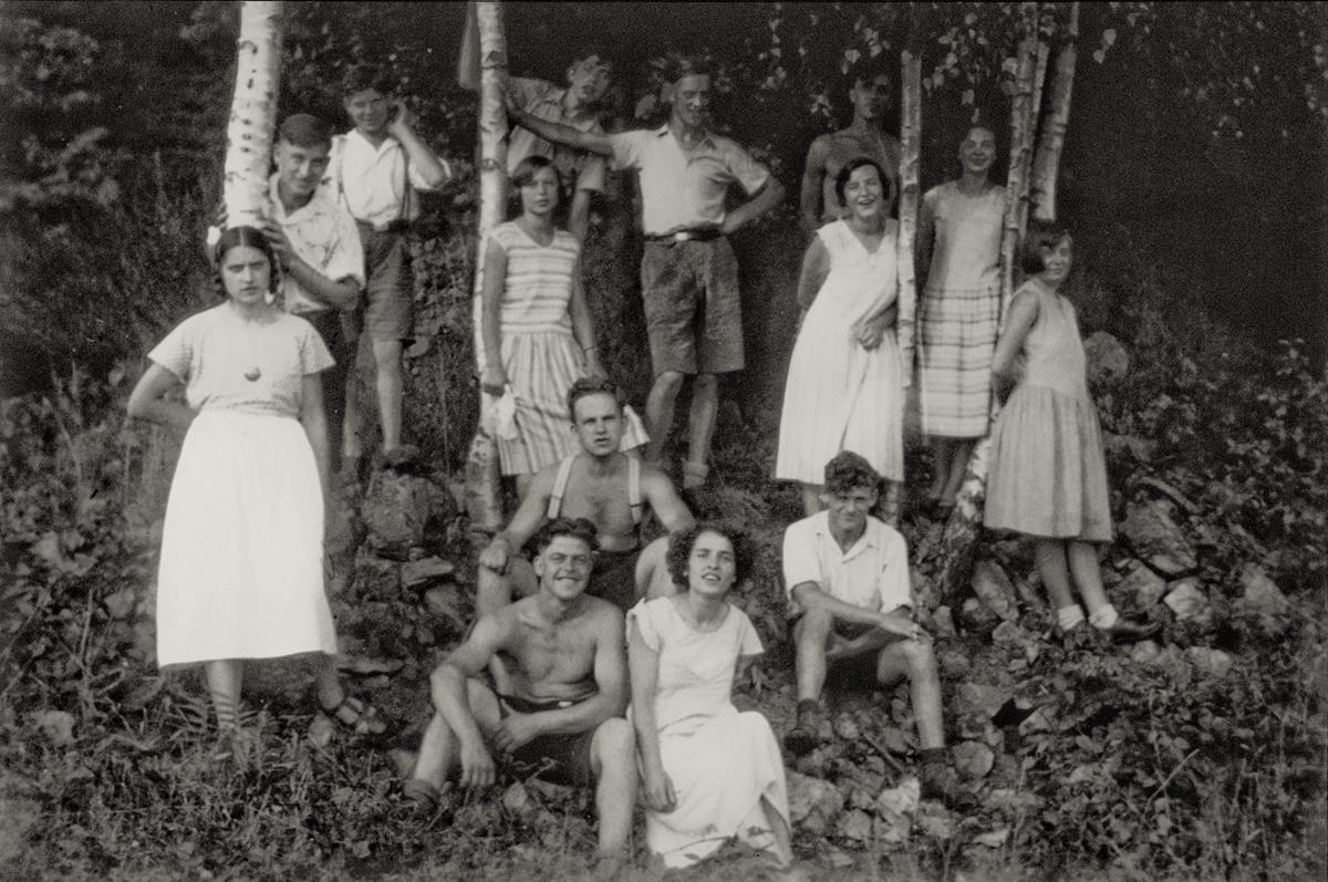 NF Egelsbach Kirchweihtour nach dem Borstein mit NF Eberstadt 14 08 1932 (Copy)