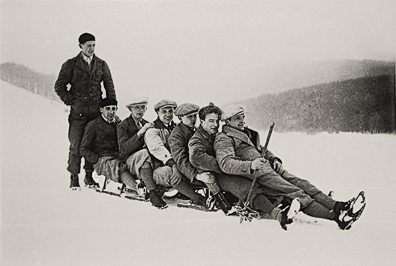 NF Ffm Genossen auf den Oberreifenberger Wiesen 15 Februar 1931 Heinrich Fischer (Copy)