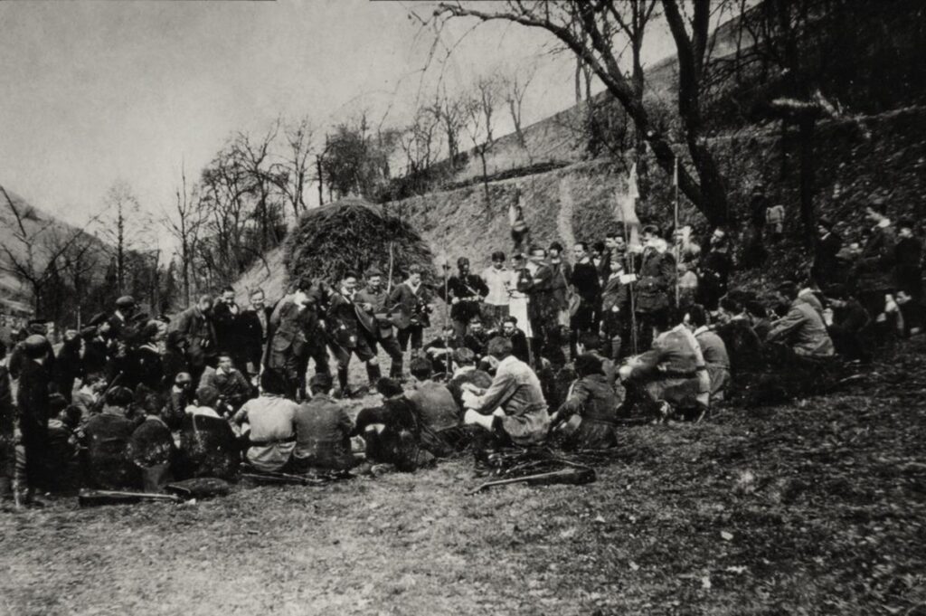 NF Offenbach Gautag 16 03 1924 in Oberdiebach Lkr Mainz Bingen Jugendgruppe um Kalli Seekamp 2 (Copy)