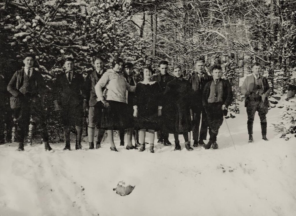 NF Roßdorf Wanderung zum Rimdidim 18 Dezember 1927 (