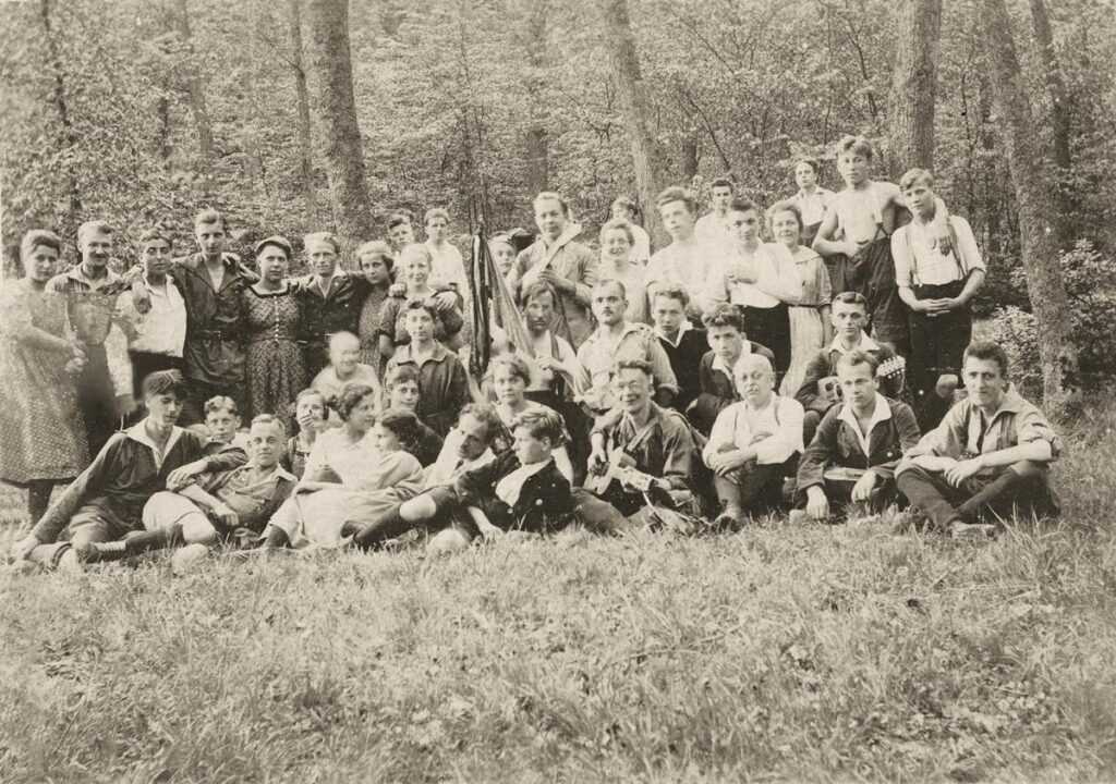 Naturfreunde Marburg und OG Gießen Krofdorfer Forst, Frühjahr 1923 (Copy)