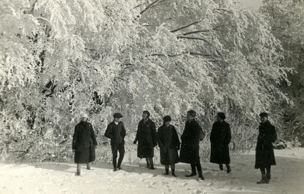 Naturfreunde Mühlheim Wanderung zum Feldberg Brunnhildisfelsen Januar 1930 (Copy)