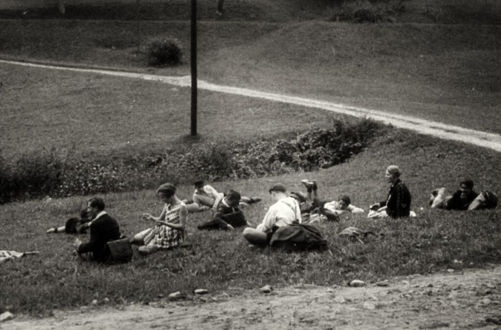 Naturfreunde Offenbach, Herbst 1932 auf der Tromm (Werwatz) (Copy)