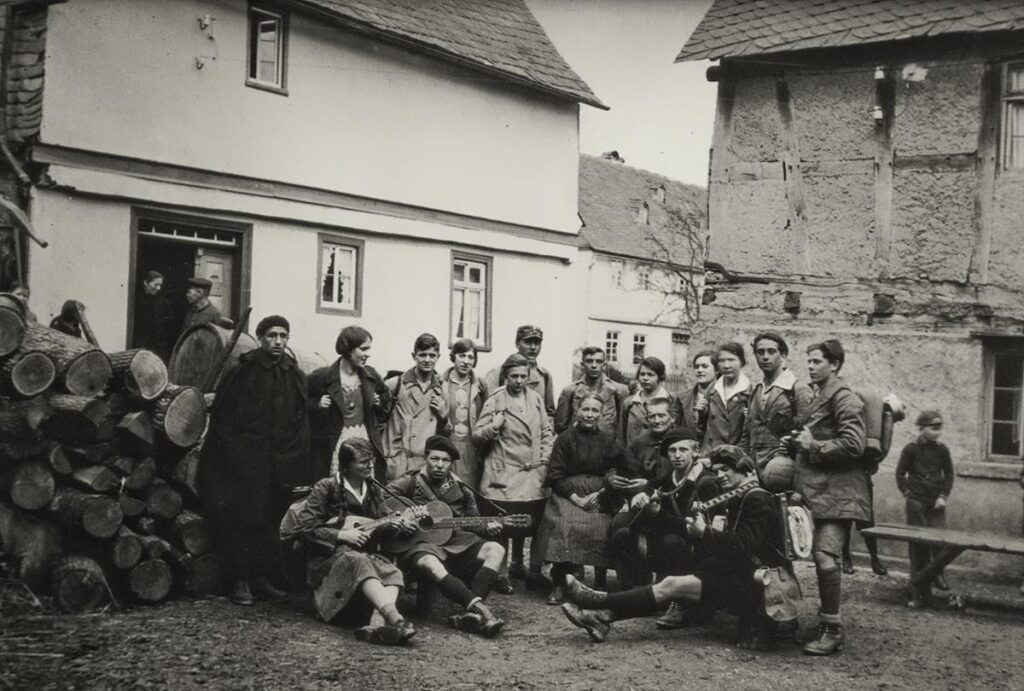OG Egelsbach Ostern 1929 bei Bauern Fleck im Odenwald (Copy)