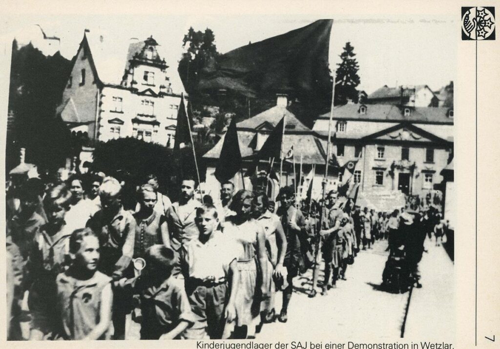 SAJ Kinder bei einer Demo in Wetzlar vor 1933 (Copy)