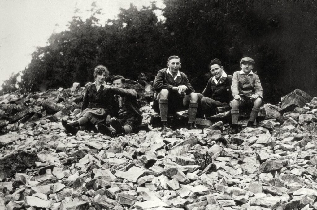 Bad Homburg am Altkönig vl Paula Kuchelhaus, Heinz Höck, Heinrich Jestädt, Alfred Miltenberger NrB23 (Copy)
