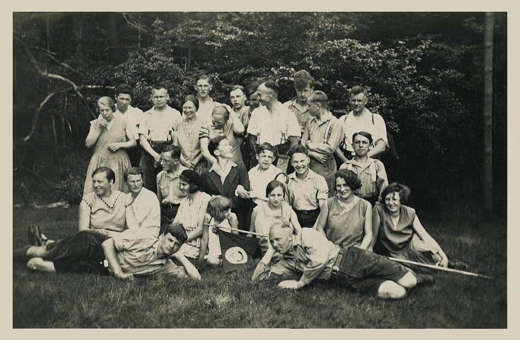 NF Vilbel Mehrtageswanderung in den Vogelsberg Pfingsten 1931 Gruppenbild (Copy)