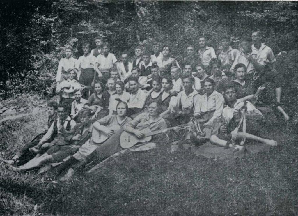Naturfreunde Mörfelden Wanderung durch den Odenwald 1922 (Copy)