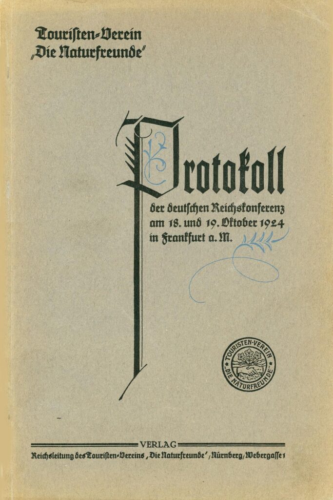 Naturfreunde Reichskonferenz Frankfurt 1924 (Copy)